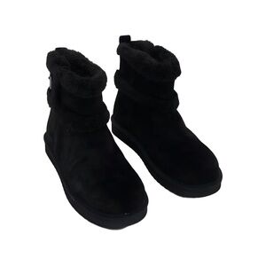 Koolaburra by UGG Black Barlee Suede Ankle Boot Womens Shoes Size 9M